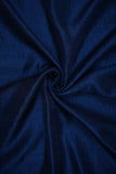 Navy Blue Dyed Bella Silk
