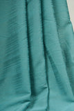 Greyish Turquoise Plain Dyed Vaao Silk
