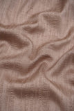 Light Brown Plain Dyed Vaao Silk