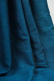 Nile Blue Plain Dyed Vaao Silk