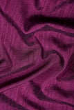 Wine Berry Plain Dyed Vaao Silk