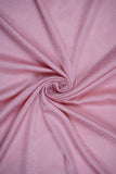 Pastel Pink Plain Dyed Dyna Velvet