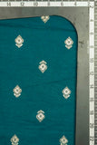 Traditional Floral Motifs Screen Printed on Cotton Fabric