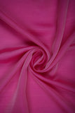 Fuchsia Dyed Rangna Silk