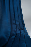 Regal Blue Dyed Rangna Silk