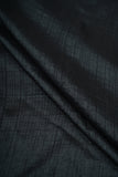 Charcoal Grey Dyed Peona Silk