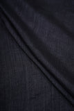 Charcoal black Dyed Peona Silk
