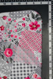 Vintage Floral Patchwork Digitally Printed on Makhmali Crepe
