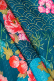 Peculiar Blossom Patches Digitally Printed on Halley Silk