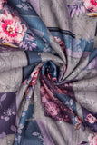 Vintage Floral Patchwork Digitally Printed on Halley Silk