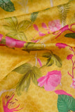 Yellow Phantasy World Digitally Printed on Kiana Silk