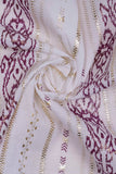 Glistening Traditional Pattern Screen Printed on Cotton Fabric