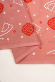 Bandhej Pattern Screen Printed on Cotton Fabric