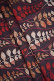 Vintage Leaves Digitally Printed on Kiana Silk