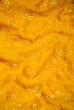 Floral Branchwork Embroidered on Mustard Yesha Silk