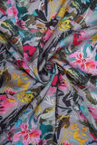Exotic Floral Pattern Digitally Printed on Charmie Satin - saraaha.com - accesories, Casual, Charmie Satin, Digital Print, dresses and more, Floral Pattern, Formal, gowns, home decor, indo western, kurtas, sarees, Satin, Shirts, skirts, Suits, tops, trimmings