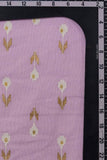 Solo Flower Motifs Screen Printed on Cotton Fabric