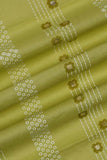 Elegant Band Pattern Screen Printed on Cotton Fabric