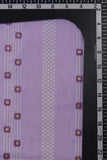 Elegant Band Pattern Screen Printed on Cotton Fabric
