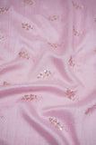 Floral Embroidery with Sequins on Alina Silk Fabric - saraaha.com - Accessories, Alina silk, Embroidery, Kurtas, Kurtis, SILK, Skirts, Suits, Tops Dresses, Trimmings