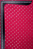 Floral Motif Foil Printed on Pink Color Charmie Satin - saraaha.com - accesories, Charmie Satin, dresses and more, gowns, indo western, kurtas, sarees, Satin, Screen Print Foil Work, skirts, Suits, tops, trimmings