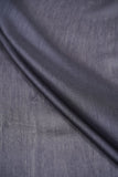 Charcoal Grey Plain Dyed Kiana Silk