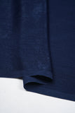 Navy Blue Plain Dyed Dyna Velvet