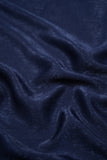 Navy Blue Plain Dyed Dyna Velvet