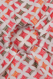 Bandhani Sparkle Star Pattern Position Printed on Viscose Fabric