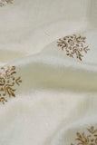 Snowflake Zari Work on Alina Silk