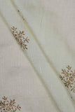 Snowflake Zari Work on Alina Silk