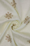 Snowflake Zari Work on Alina Silk