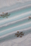 Snowflake Zari Work on Alina Silk