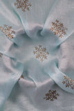 Snowflake Zari Work on Alina Silk