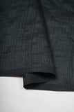 Charcoal Grey Dyed Peona Silk