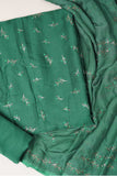 Peacock Green Color Unstitched Suit Set(3 piece)