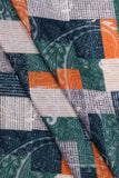 Artistic Paisley Patchwork Digitally Printed on Halley Silk
