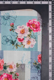 Vintage Floral Patchwork Digitally Printed on Halley Silk