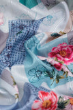 Vintage Floral Patchwork Digitally Printed on Halley Silk