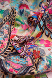 Quirky Paisley Pattern Digitally Printed on Halley Silk