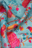Multicolour Fantasy Jungle Digitally Printed on Kiana Silk