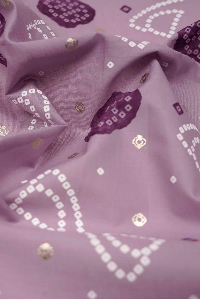 Bandhej Pattern Screen Printed on Cotton Fabric – Saraaha