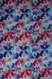 Multicolor Abstract- Square Pattern Digitally Printed on Halley Silk - saraaha.com - Accessories, Digital Print, Festive, Formal, Halley silk, Home Decor, Kurtas, Kurtis, Quirky, Shirts, SILK, Skirts, Suits, Tops Dresses