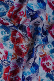 Multicolor Abstract- Square Pattern Digitally Printed on Halley Silk - saraaha.com - Accessories, Digital Print, Festive, Formal, Halley silk, Home Decor, Kurtas, Kurtis, Quirky, Shirts, SILK, Skirts, Suits, Tops Dresses