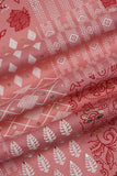 Artistic Rectangular Patches Screen Printed on Cotton Fabric