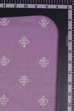 White Soft Shrub Motif Screen Printed on Cotton Fabric