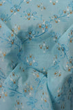 Intertwined Vine Embroidered on Cotton Fabric
