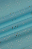 Dotted Square Pattern Screen Printed on Cotton Fabric