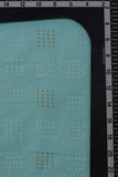 Dotted Square Pattern Screen Printed on Cotton Fabric