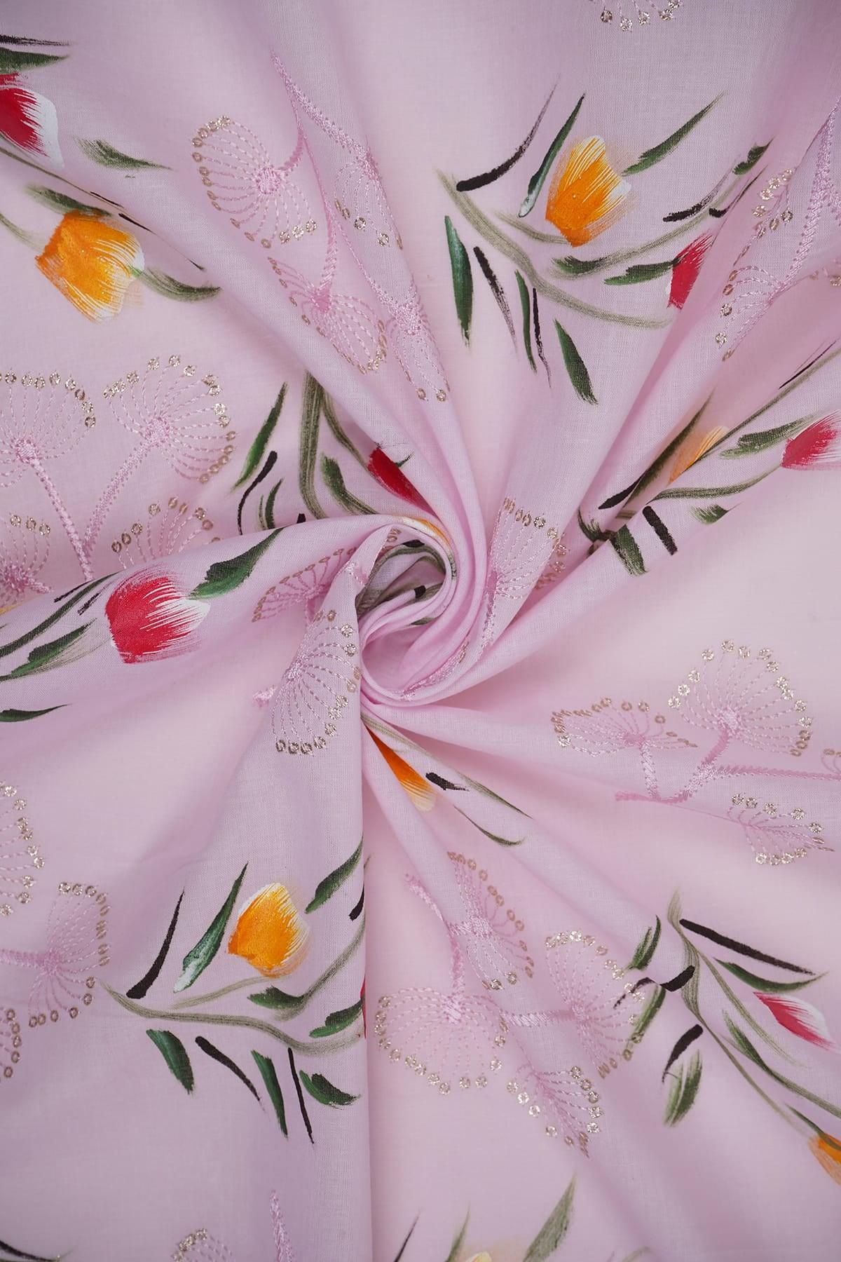 fabric painting designs for dresses Fabric Painting on Clothes: Pink Flowers Dress